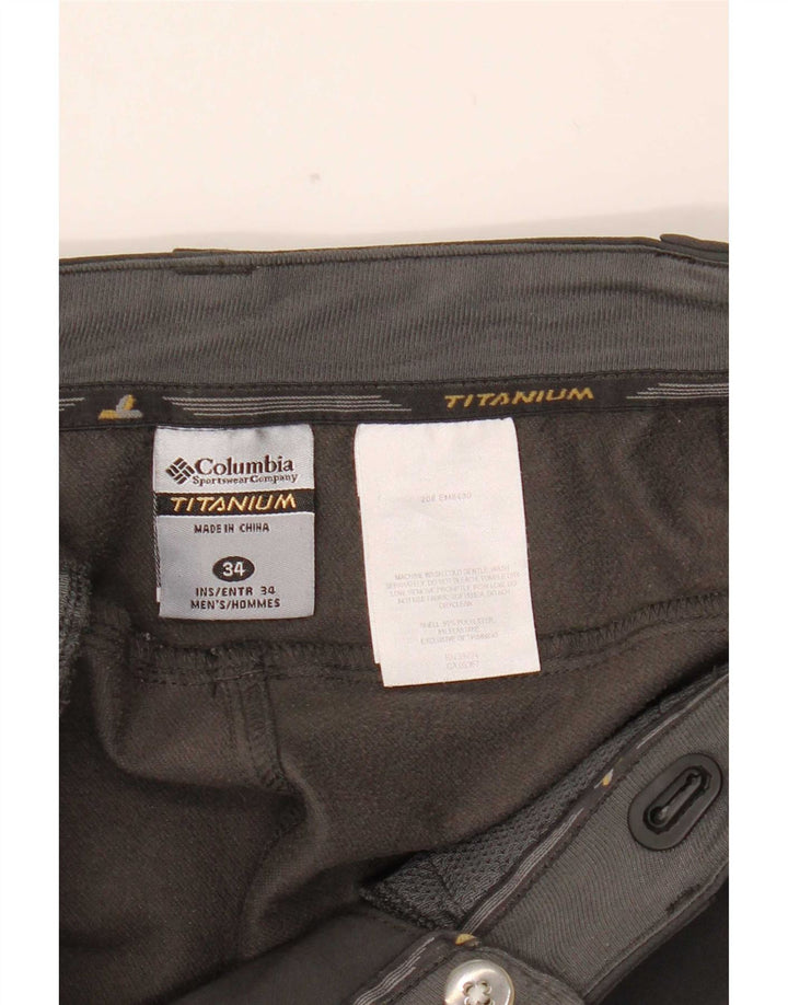 Ανδρικό παντελόνι Columbia Titanium Straight Windbreaker W34 L29 Grey Polyester