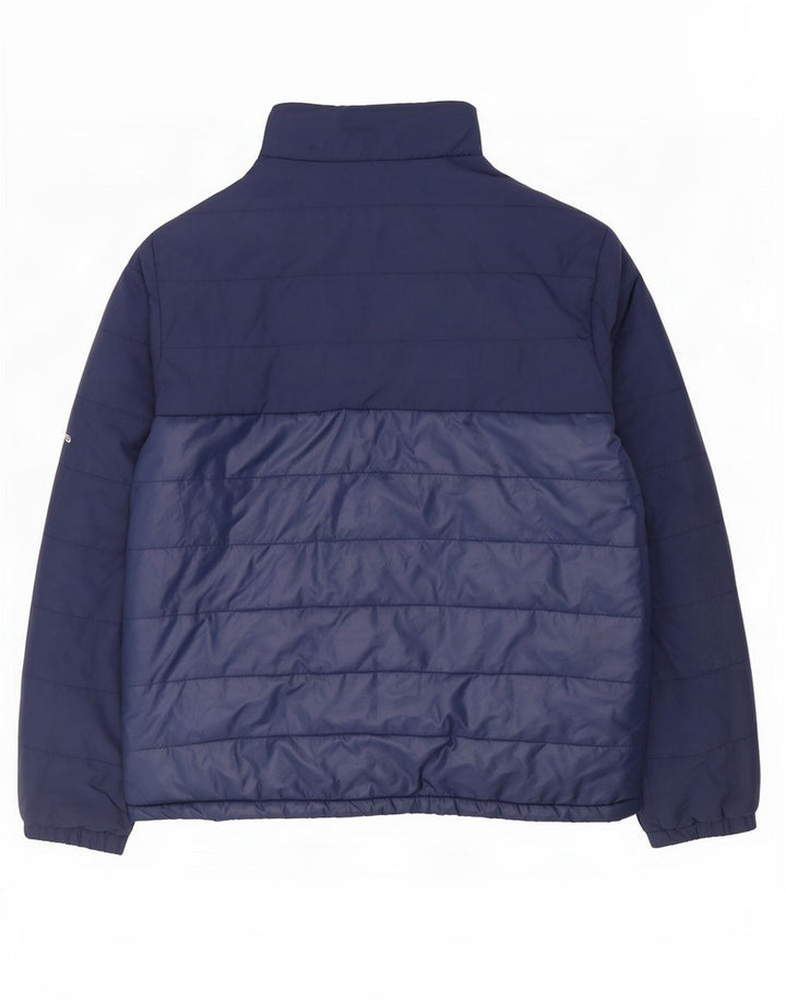 Adidas Ανδρικό μπουφάν UK 40 Large Navy Blue Polyester