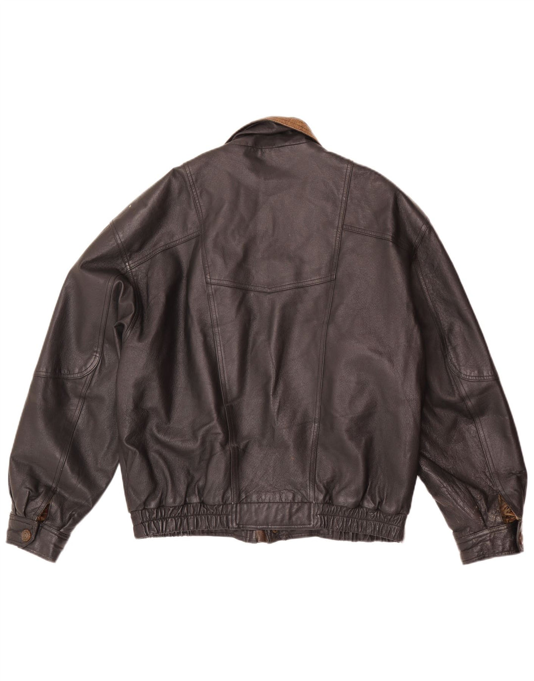 Ανδρικό δερμάτινο μπουφάν C&A Bomber EU 48 Medium Black