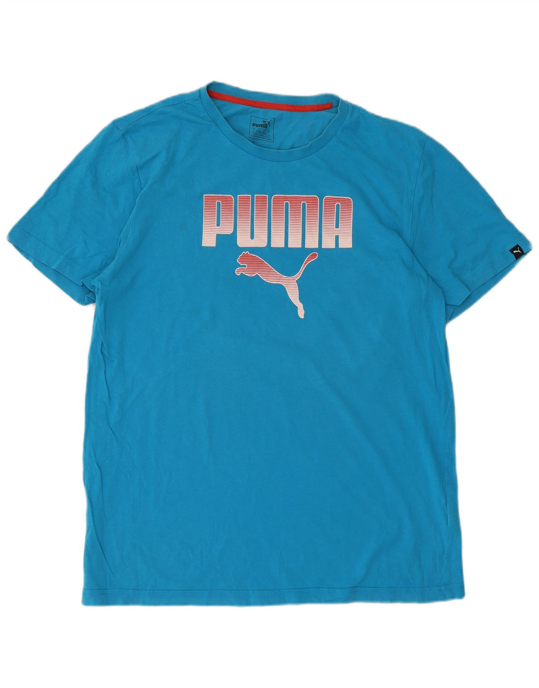 Ανδρικό γραφικό T-Shirt PUMA Top Large Blue