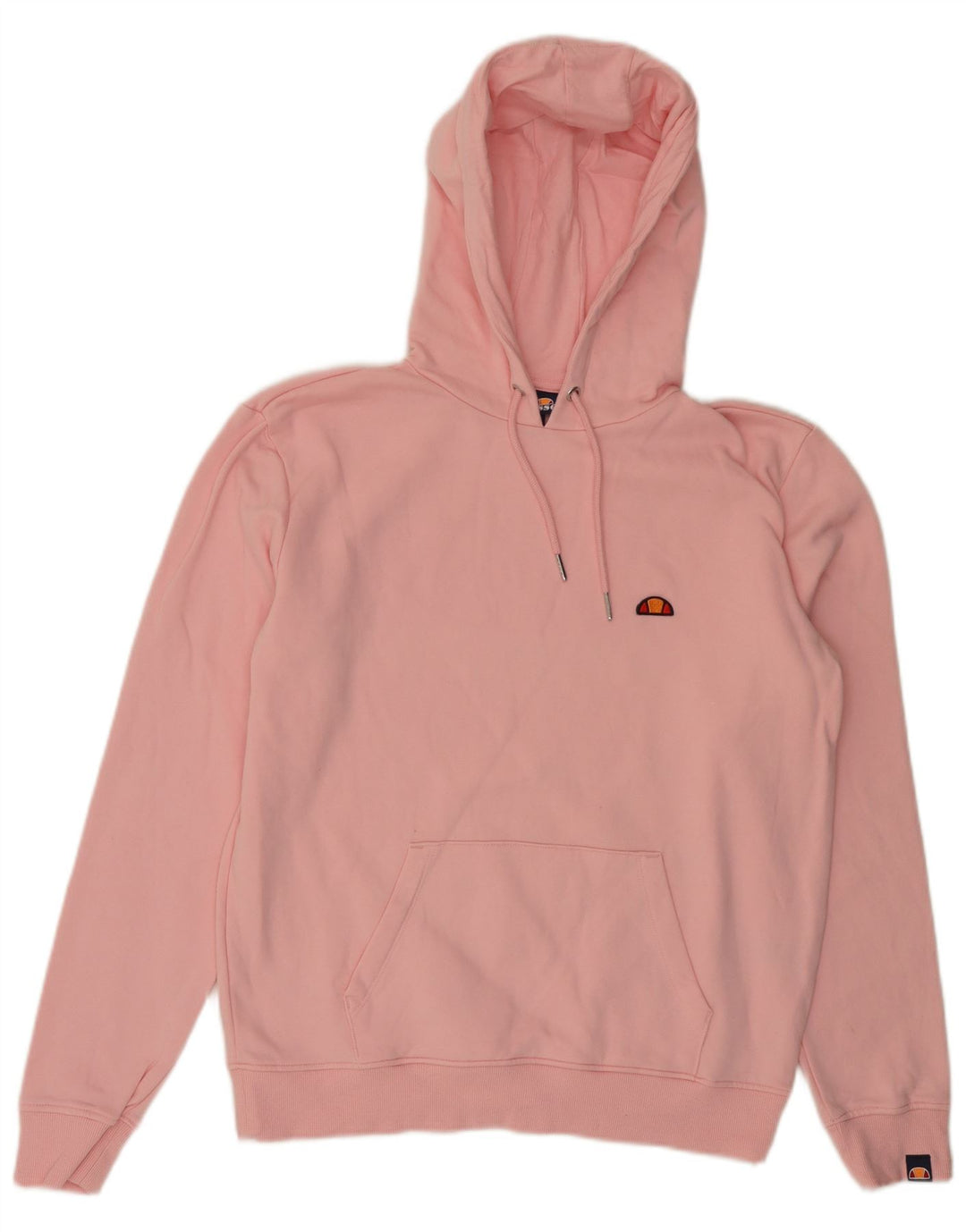 ELLESSE Γυναικείο Hoodie Jumper UK 12 Medium Pink Βαμβακερό
