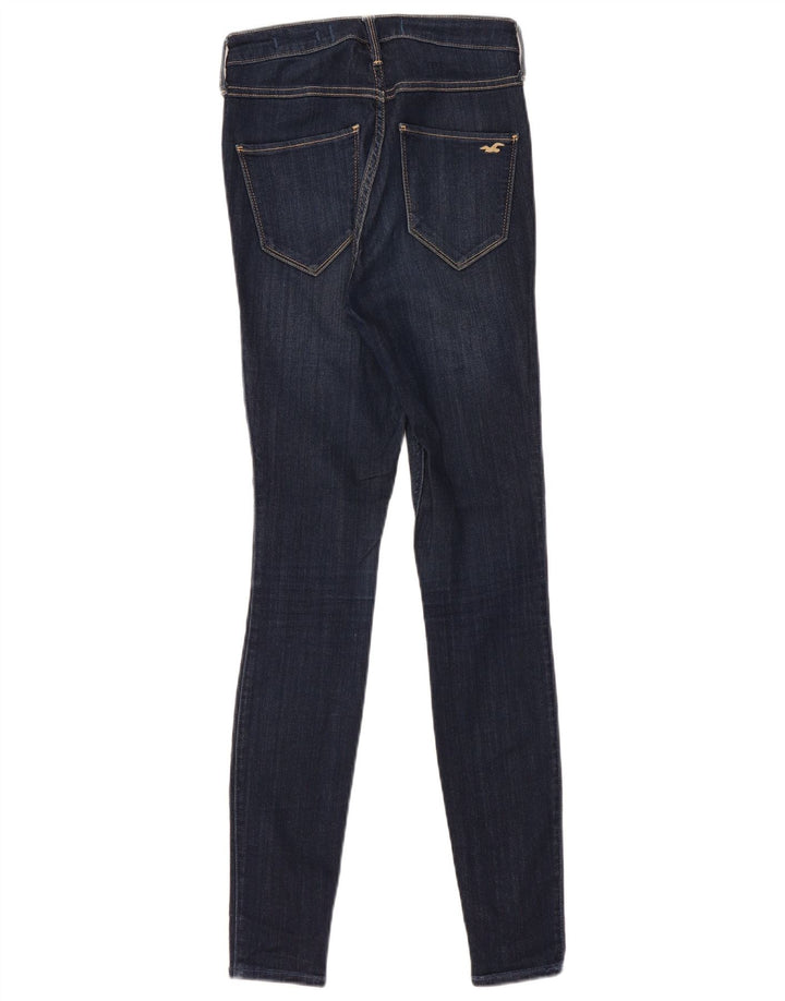 HOLLISTER Γυναικεία ψηλόμεσα Skinny Jeans US 5 Small W27 L30 Navy Blue