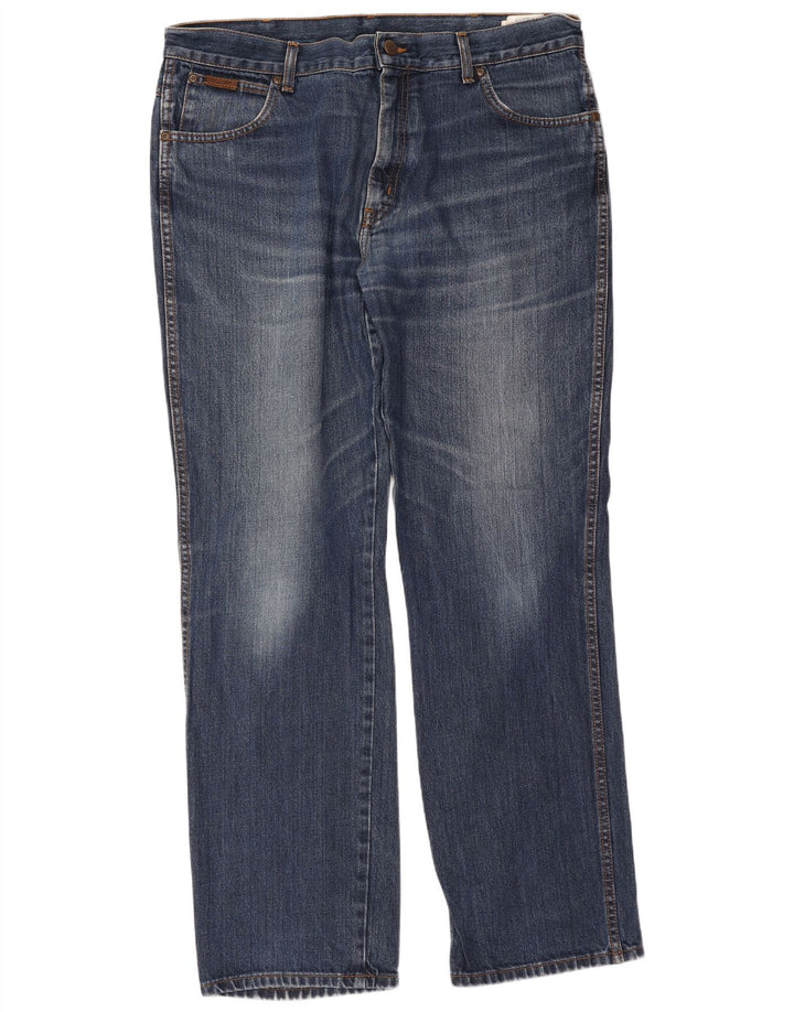 Wrangler Ανδρικό Texas Straight Jeans W38 L32 Μπλε βαμβακερό