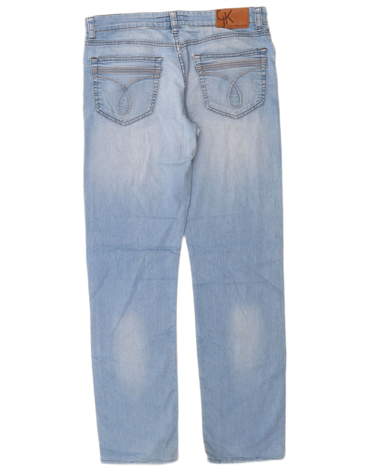 Calvin Klein Γυναικείο Slim Jeans W34 L32 Μπλε βαμβακερό