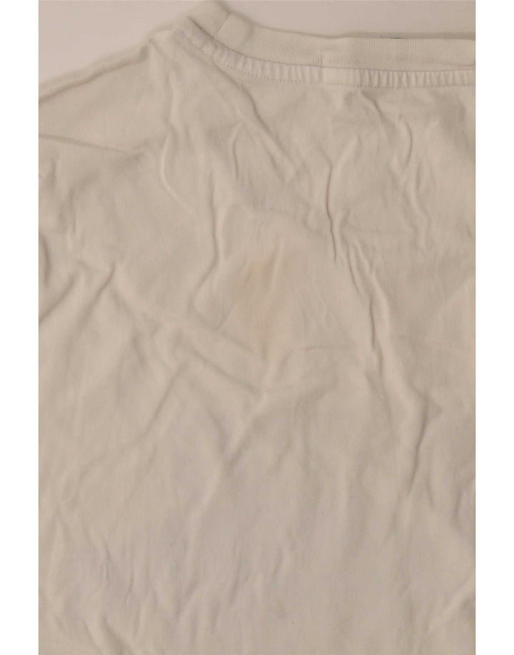 Ανδρικό γραφικό μπλουζάκι Calvin Klein Jeans Τοπ μεσαίο λευκό βαμβακερό