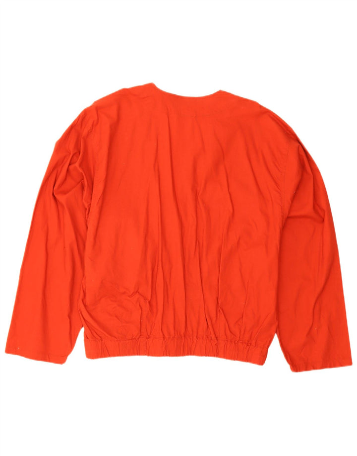 Vintage Γυναικείο Oversized Bomber Jacket EU 40 Μεσαίο κόκκινο βαμβακερό