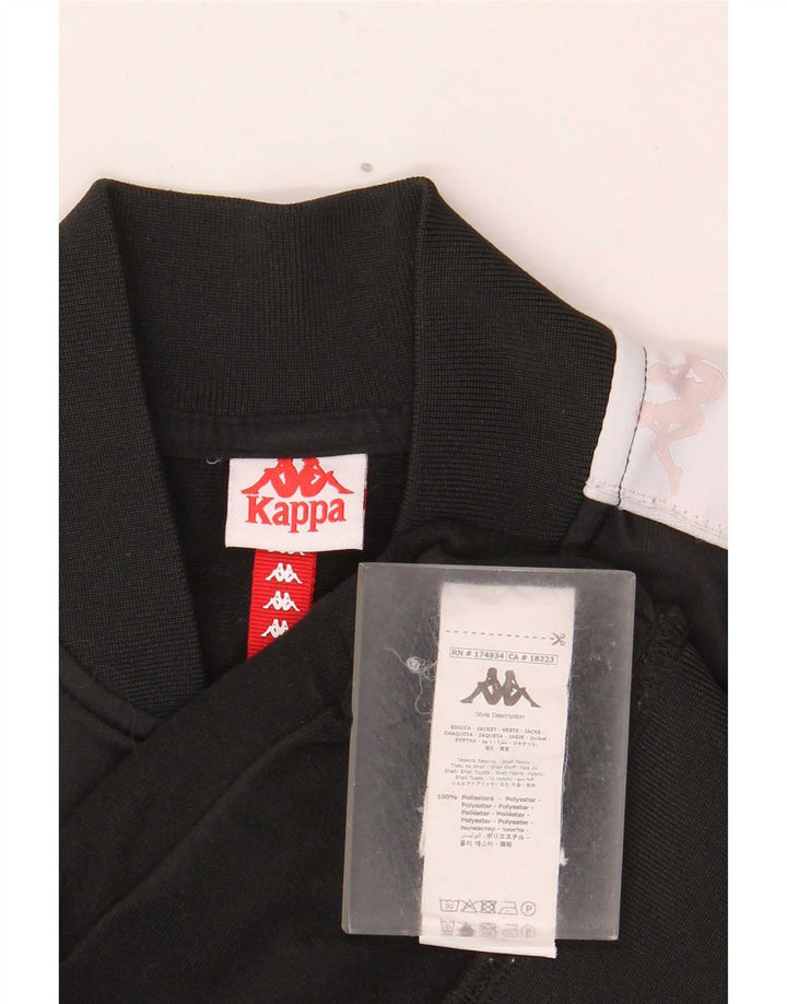 Kappa Boys Graphic αθλητική φόρμα Top Jacket 13-14 Years Black Colourblock