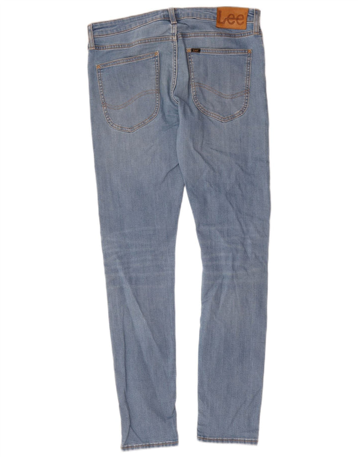 Lee Womens Malone Skinny Jeans W33 L32 Μπλε βαμβακερό