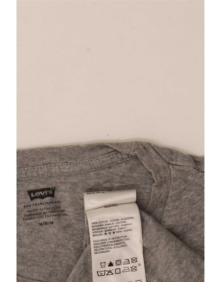 Ανδρικό γραφικό T-Shirt Levi's Top Μεσαίο Γκρι Βαμβακερό