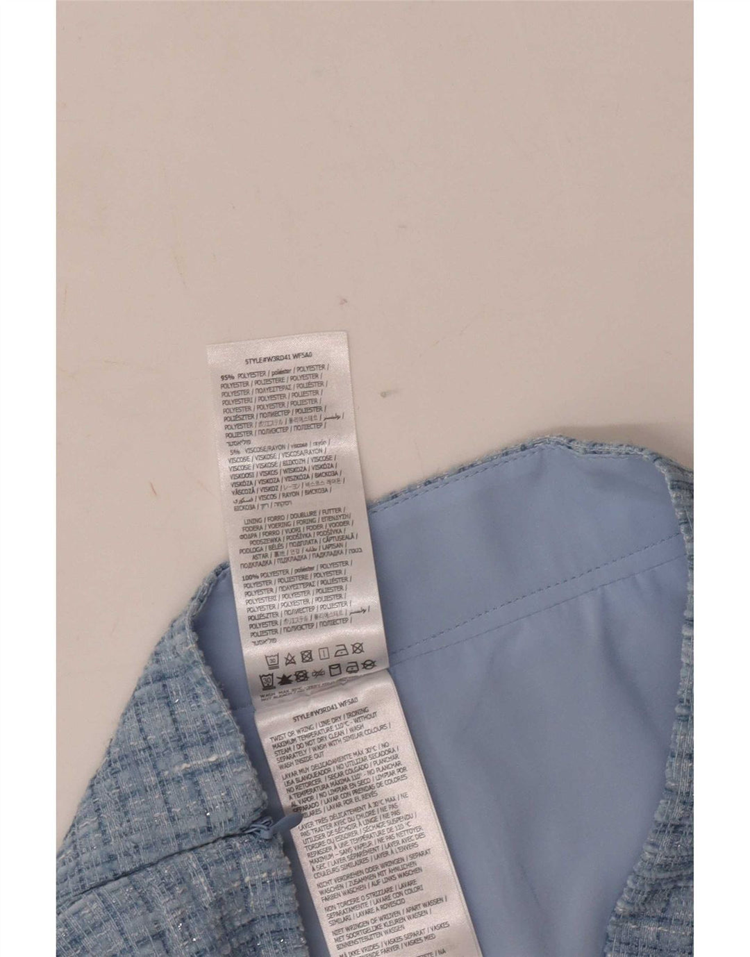 Guess Γυναικεία Μίνι Φούστα UK 10 Small W28 Blue Check Polyester