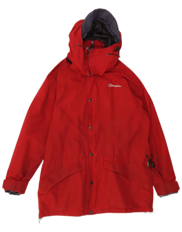 Berghaus Ανδρικό μπουφάν βροχής με κουκούλα Gore-Tex UK 38 Medium Burgundy Nylon