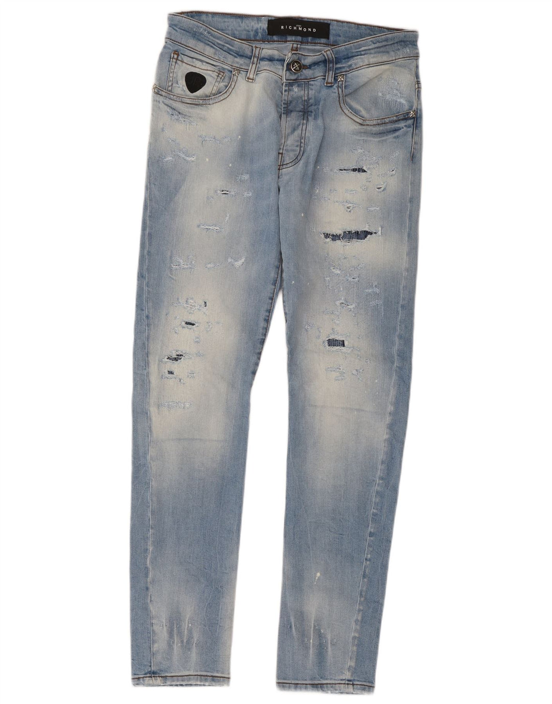Ανδρικό Richmond Distressed Slim Jeans W32 L30 Blue