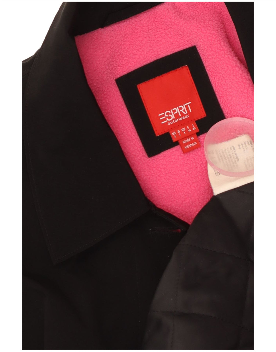 ESPRIT Γυναικείο Oversized Πανωφόρι UK 16 Large Black Polyester