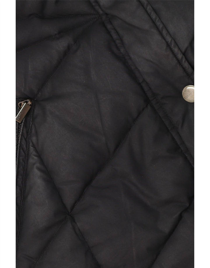 Esprit Γυναικείο μπουφάν UK 16 Large Black Polyester