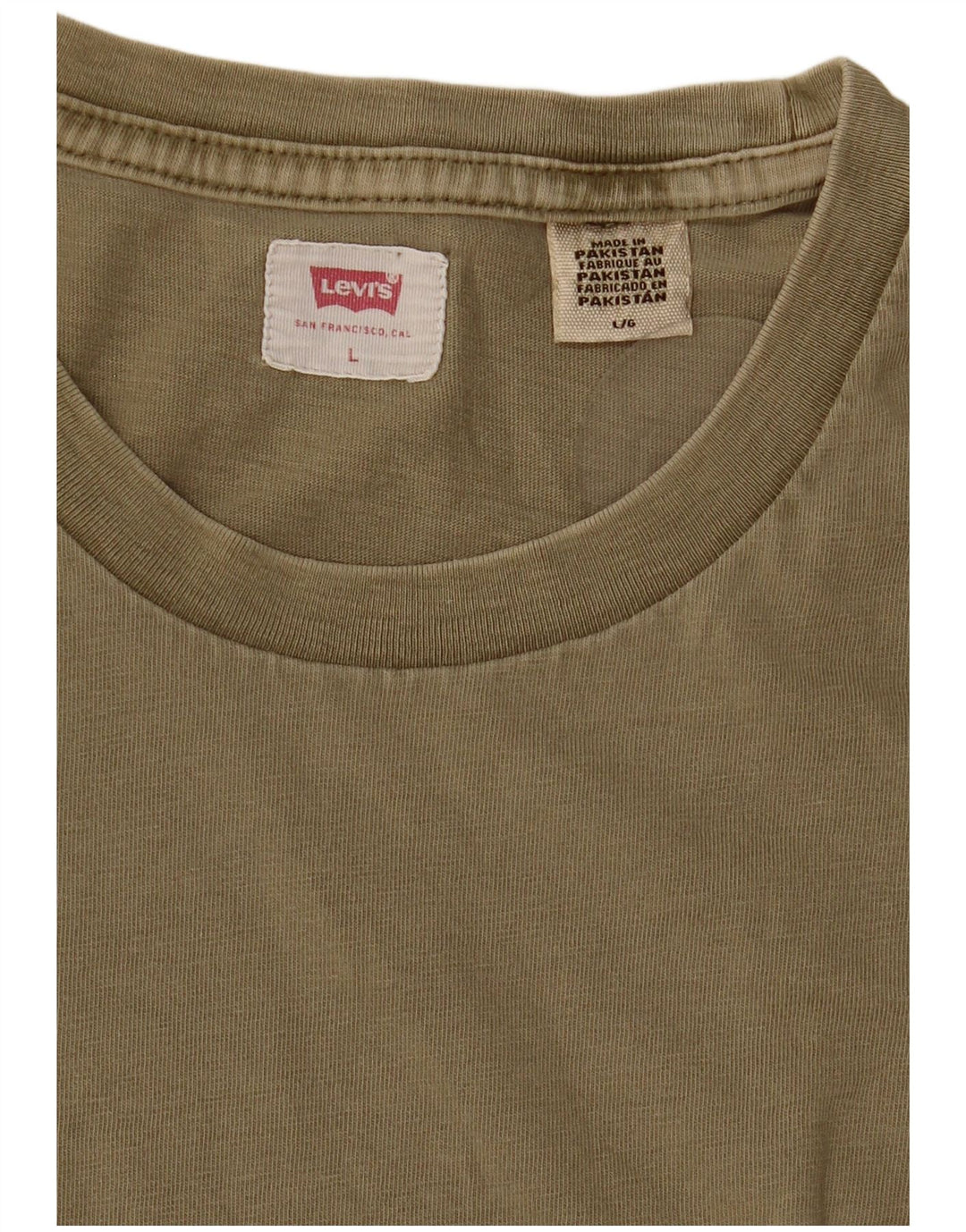 Ανδρικό T-Shirt LEVI'S Top Large Khaki
