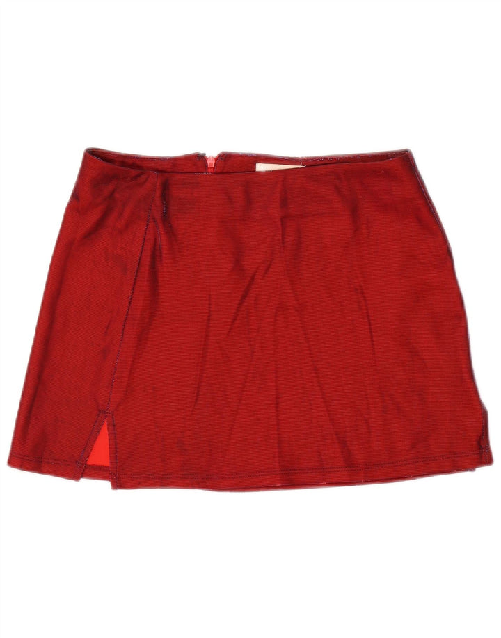 Γυναικεία μίνι φούστα URBAN OUTFITTERS Small W28 Maroon Polyester