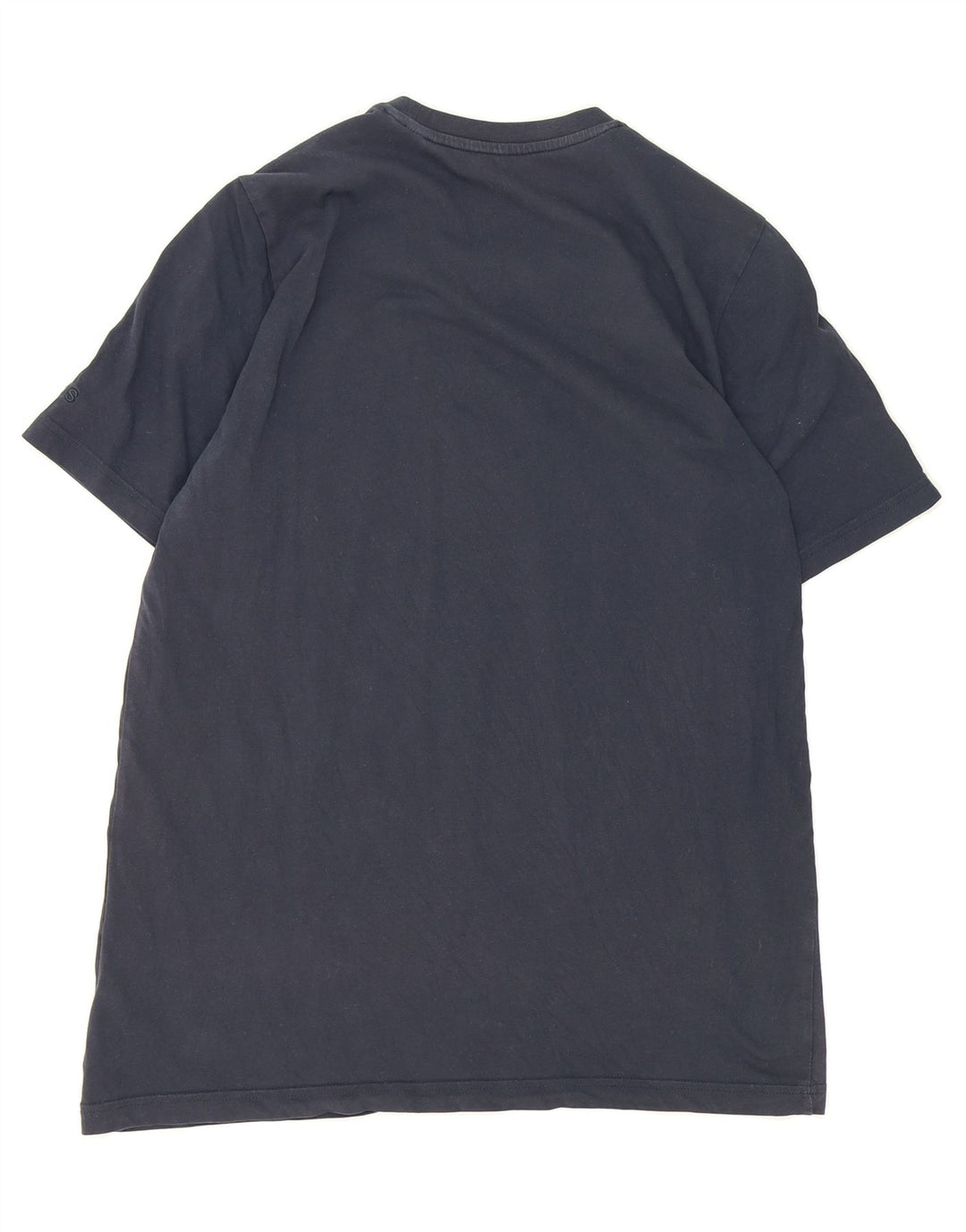 ADIDAS Mens Graphic T-Shirt Top Medium Navy Blue Cotton Vintage Adidas and Second-Hand Adidas from Messina Hembry 