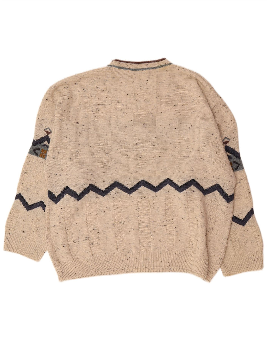 Marks & Spencer Ανδρικό πουλόβερ με λαιμόκοψη St. Michael Crew XL Beige