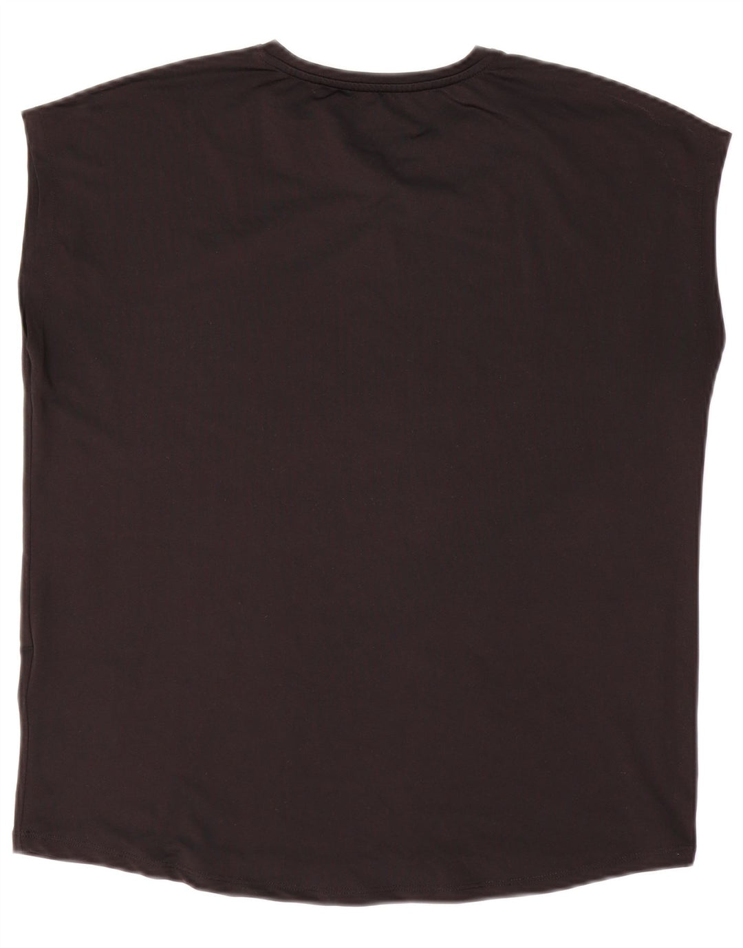 Γυναικείο γραφικό μπλουζάκι VINTAGE Top UK 14 Medium Μαύρο Πολυεστέρας