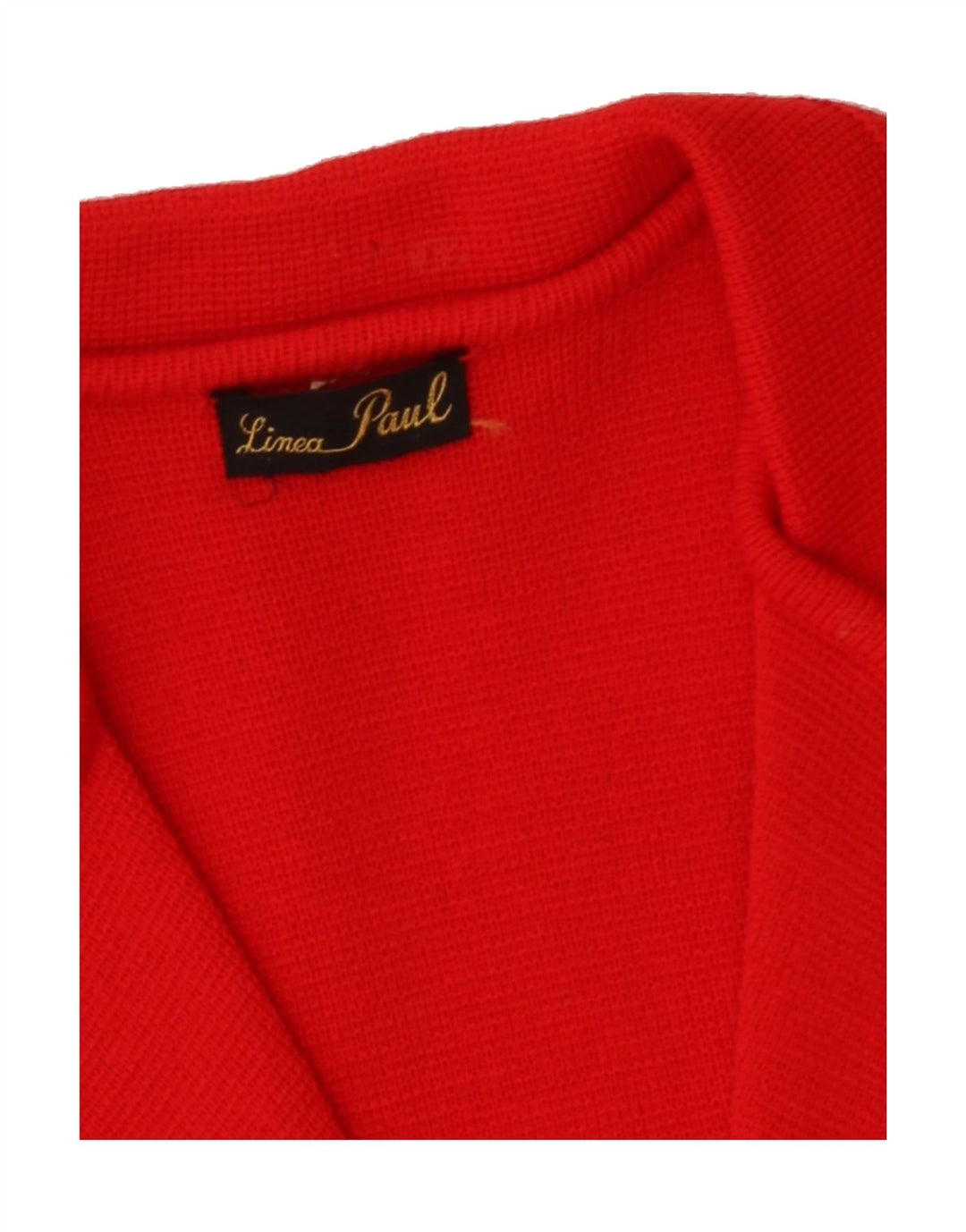 VINTAGE Womens 2 Button Knit Blazer Jacket UK 12 Medium Red Vintage Vintage and Second-Hand Vintage from Messina Hembry 