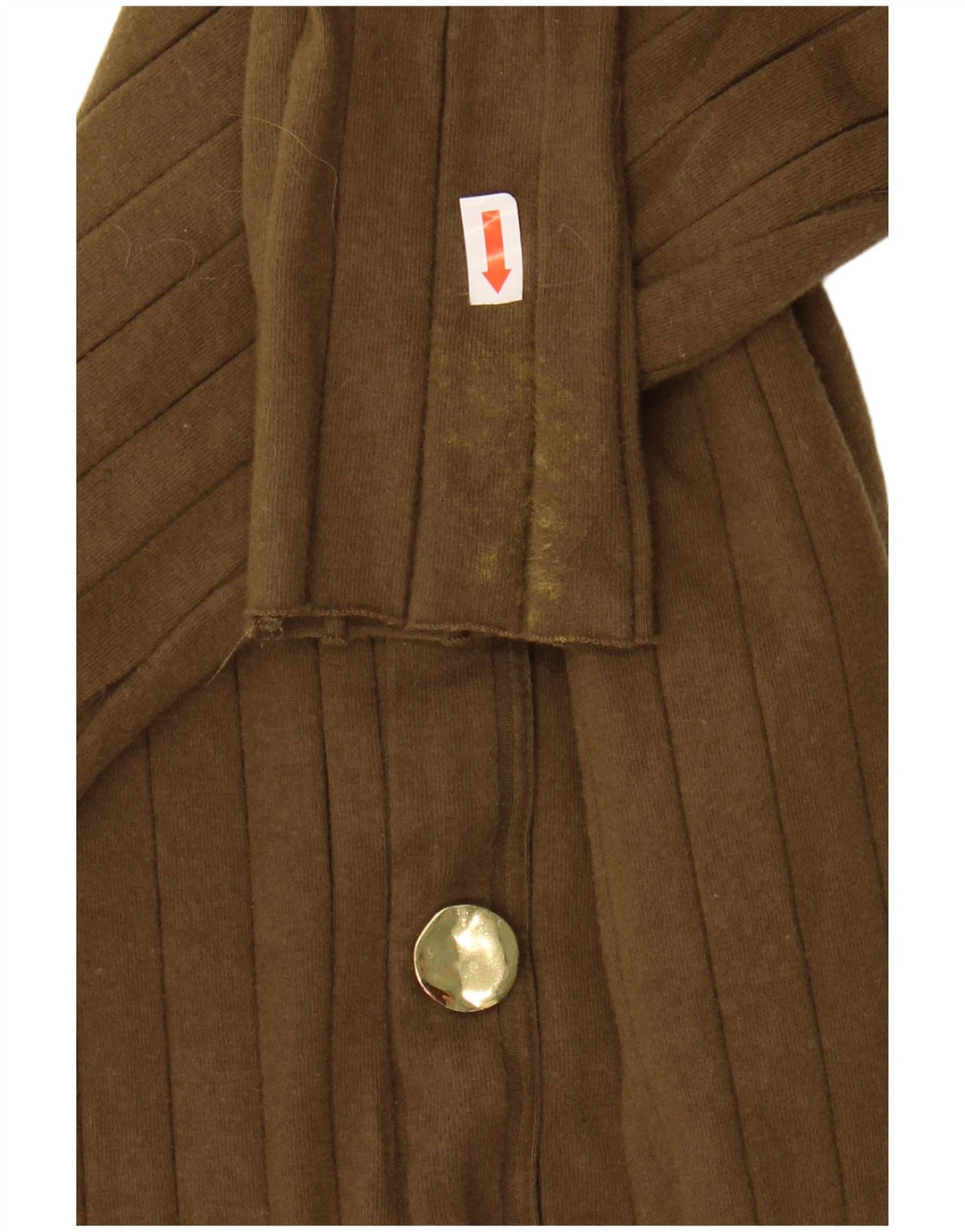 Zara Γυναικείο μακρυμάνικο Maxi Φόρεμα UK 12 Medium Khaki