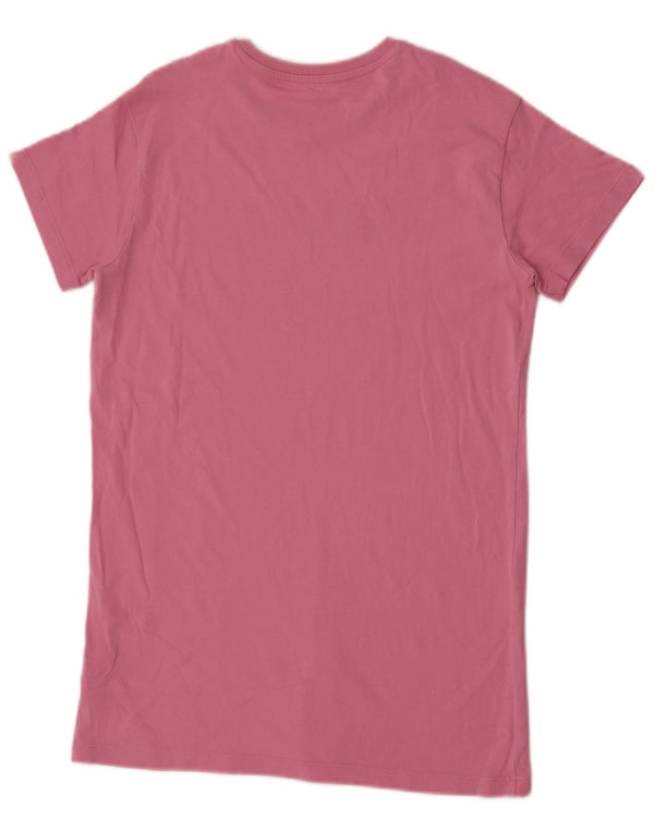 Puma Girls Graphic T-Shirt Top 13-14 Years Pink Cotton
