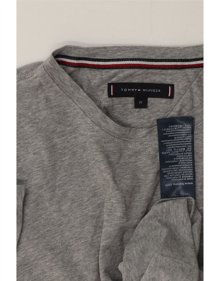 Ανδρικό T-Shirt Tommy Hilfiger Top Βαμβακερό μεσαίο γκρι