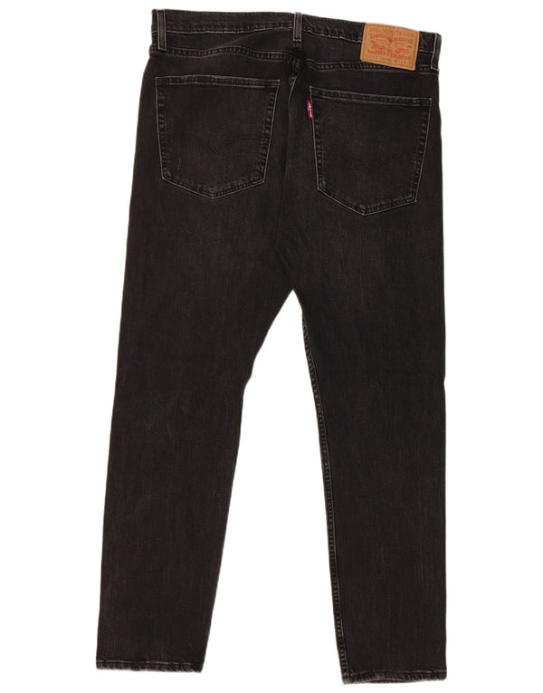 Levi's Mens 512 Lo-Ball Slim Tapered Jeans W36 L32 Μαύρο βαμβακερό