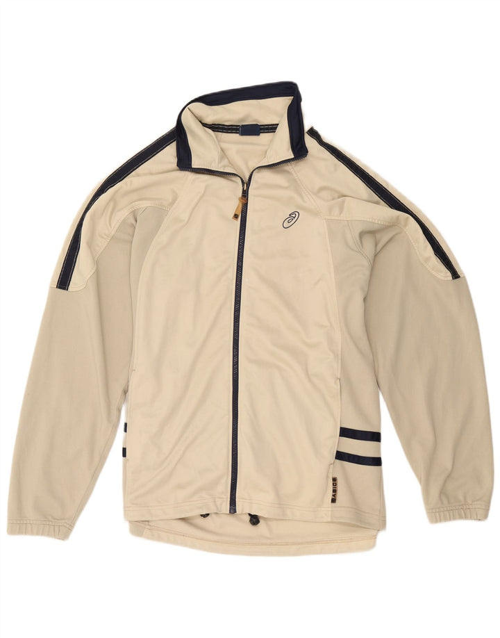 Ανδρική φόρμα Asics Top Jacket XL Beige Colourblock