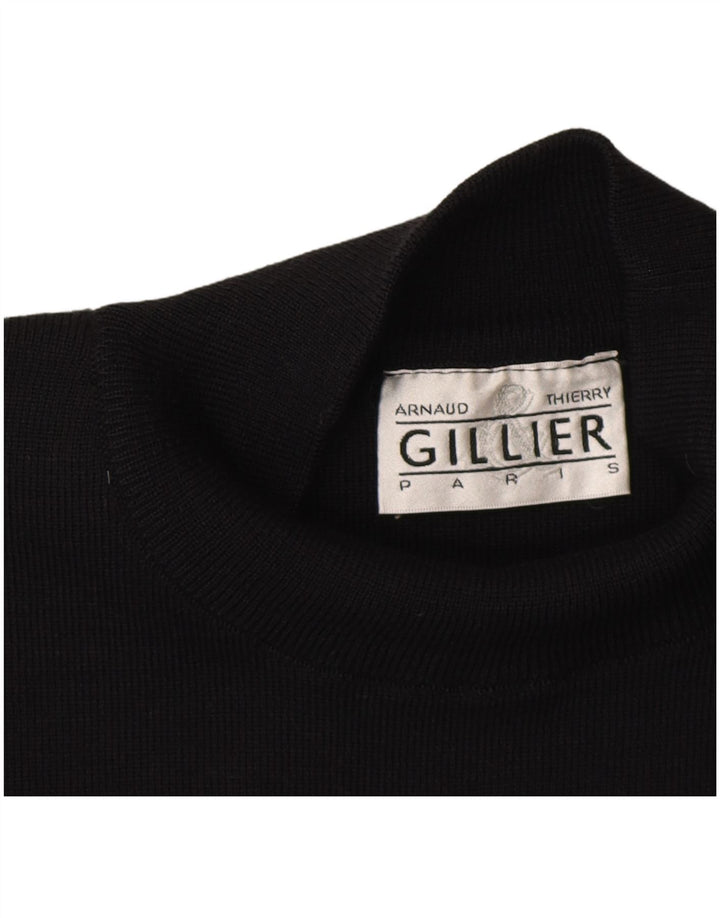 Arnaud & Thierry Gillier γυναικείο πουλόβερ με λαιμό χελώνα UK 14 Medium Bla