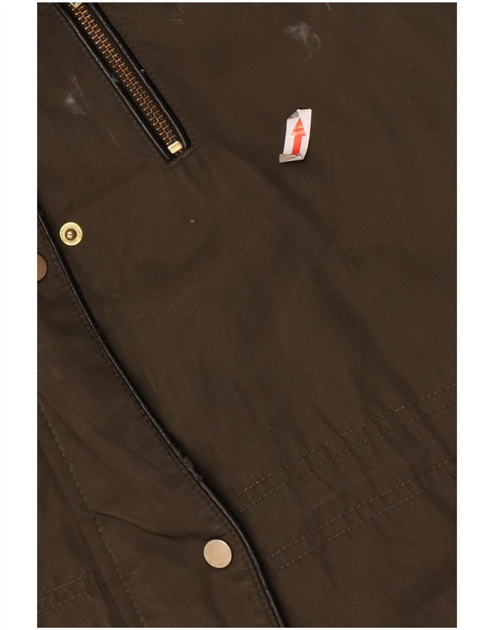 Γυναικείο Oasis Hooded Parka Jacket UK 14 Medium Khaki Polyester