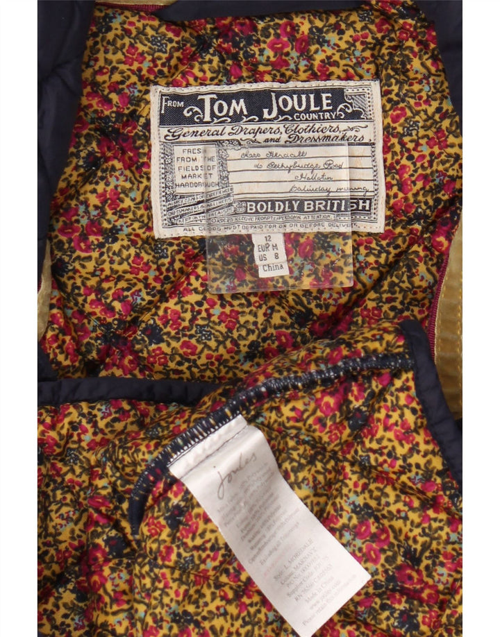 Tom Joule γυναικείο καπιτονέ μπουφάν UK 12 Medium Navy Blue Polyamide