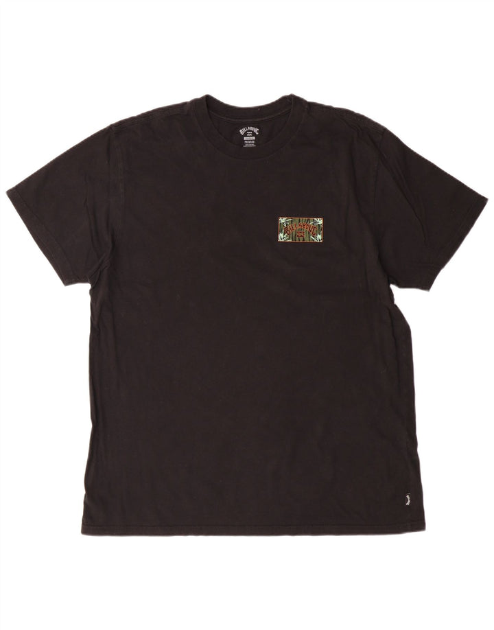 Ανδρικό γραφικό T-Shirt Billabong Top Large Μαύρο Βαμβακερό