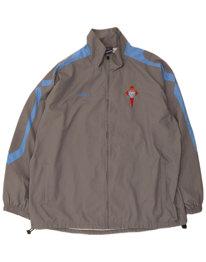Ανδρικό μπουφάν βροχής Umbro UK 42 XL Grey Colourblock Polyester
