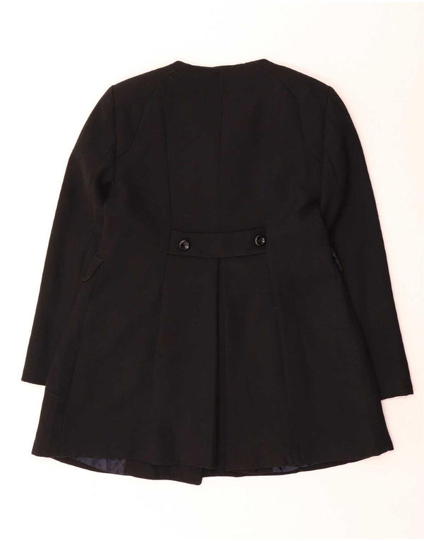 Zara Γυναικείο παλτό με διπλό στήθος UK 18 XL Μαύρο