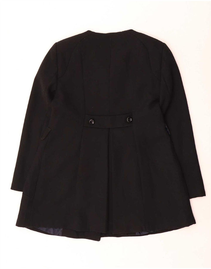 Zara Γυναικείο παλτό με διπλό στήθος UK 18 XL Μαύρο