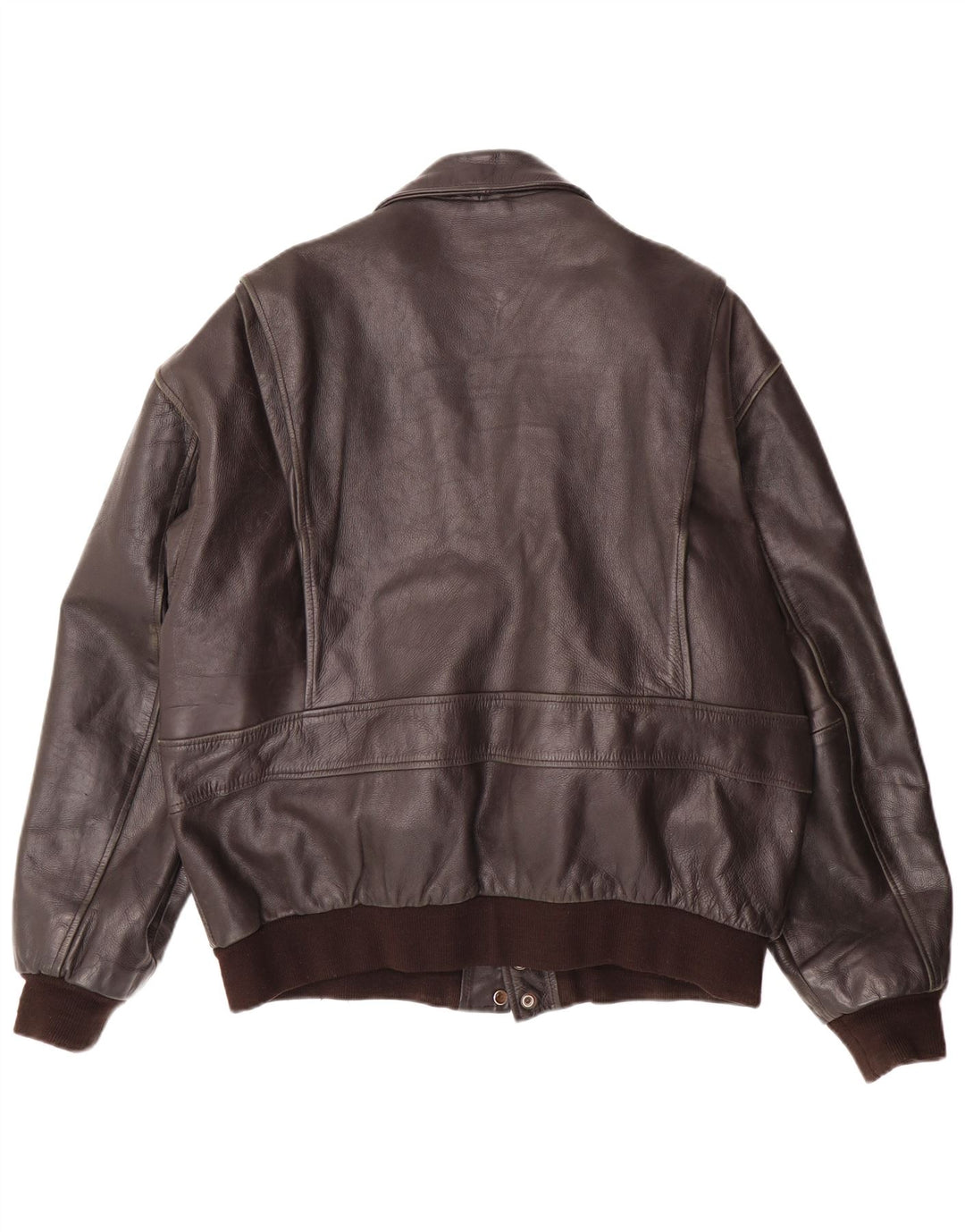 Ανδρικό δερμάτινο μπουφάν πτήσης AVIATRIX UK 42 XL Brown Leather Biker