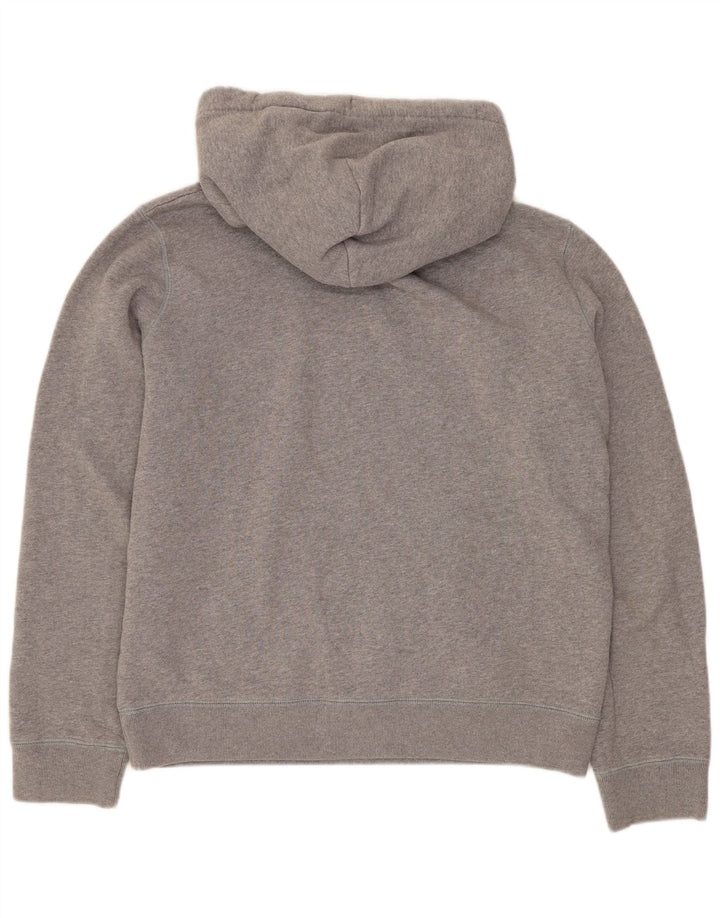 JACK WILLS Γυναικεία Salcombe Devon Oversized Hoodie Jumper UK 10 Small Grey