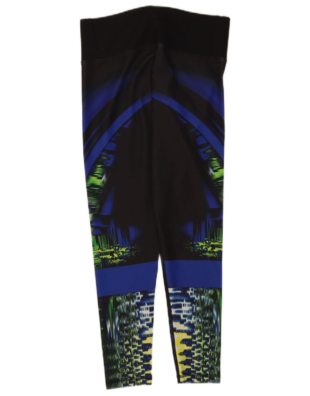 Γυναικεία κολάν Adidas Climalite Abstract Pattern UK 8/10 Small Black