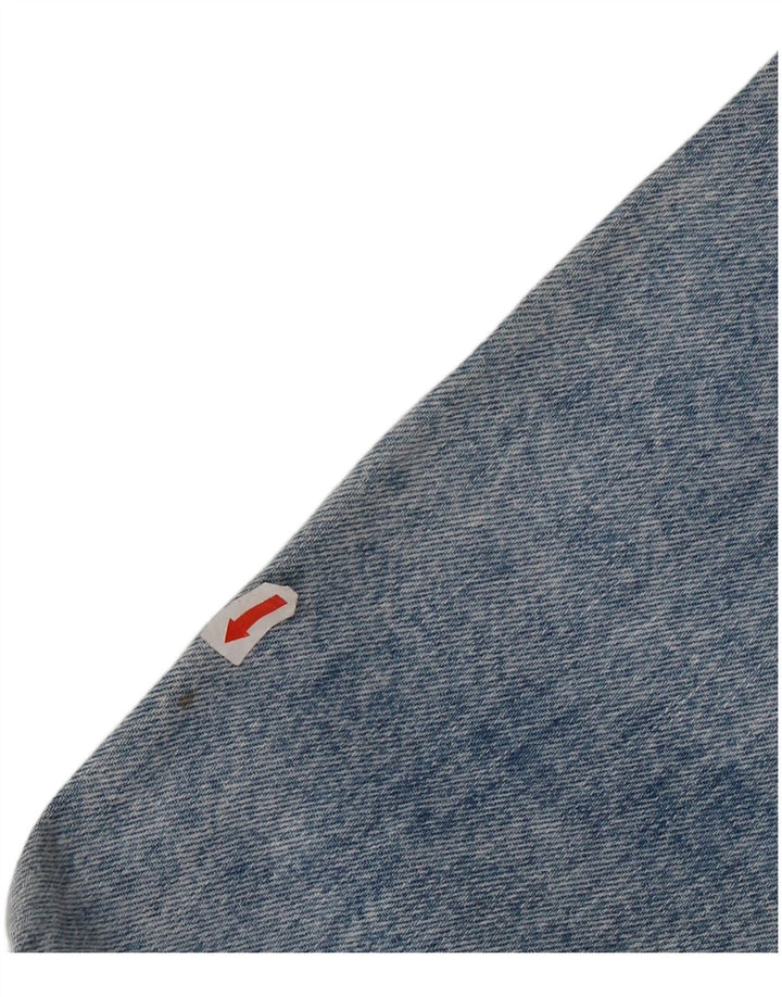 Vintage γυναικείο τζιν μπουφάν UK 12 μεσαίο μπλε βαμβακερό