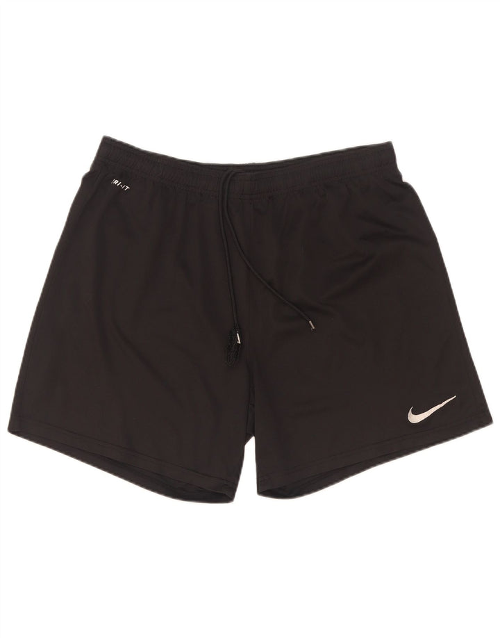 Ανδρικό αθλητικό σορτς Nike Dri Fit, μεγάλο μαύρο πολυεστέρα