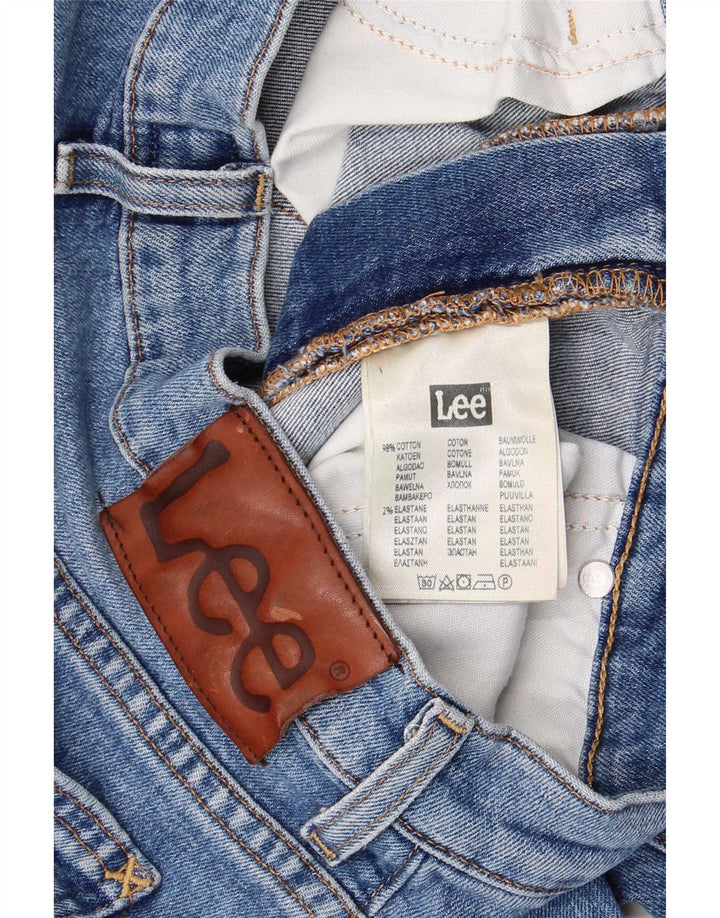 Lee Mens Rider Straight Jeans W31 L34 Blue Cotton