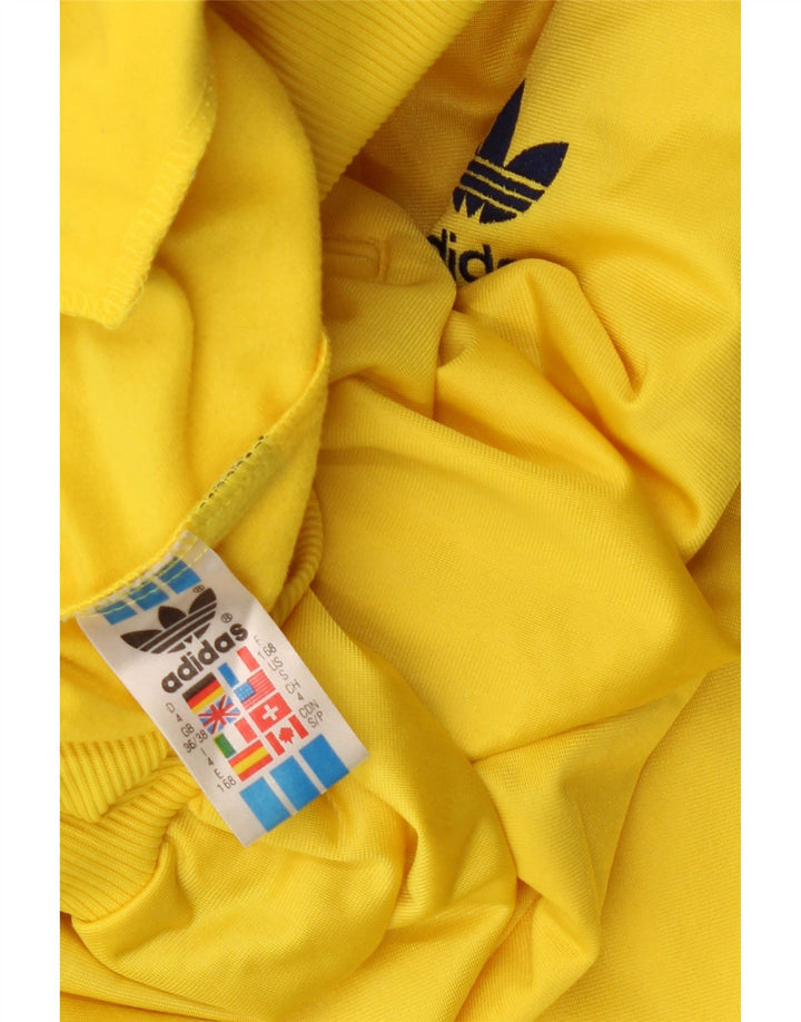 Ανδρική φόρμα Adidas Top Jacket UK 36/38 Small Yellow Polyester