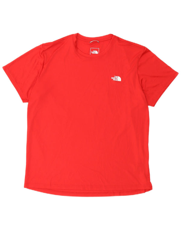 Ανδρικό T-Shirt North Face Top XL Red Polyester