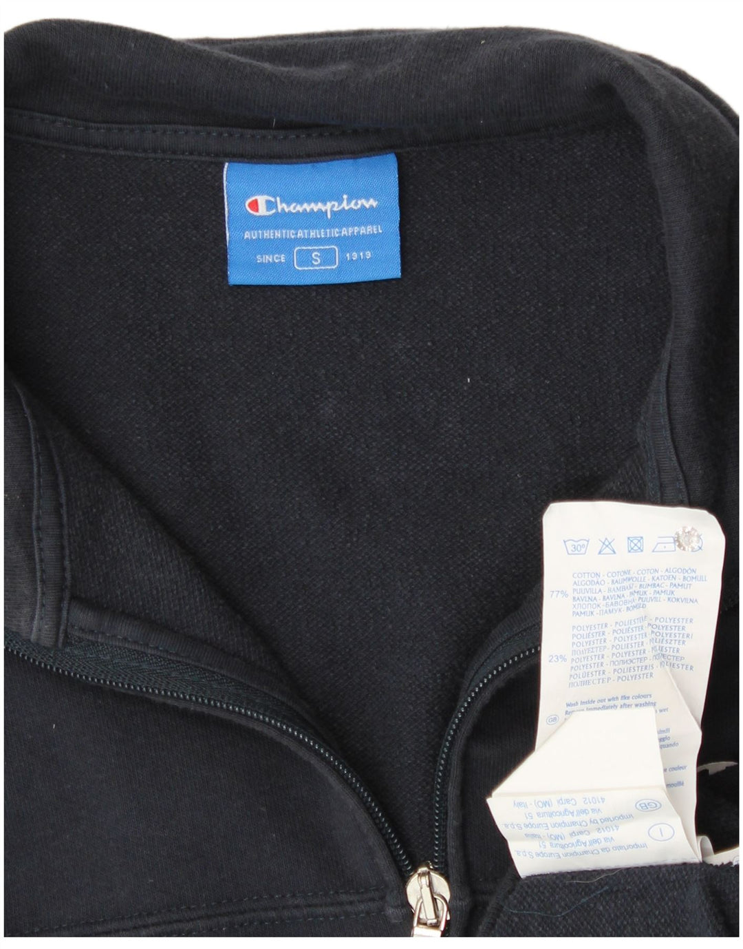 Ανδρική φόρμα Champion Top Jacket Small Navy Blue Cotton