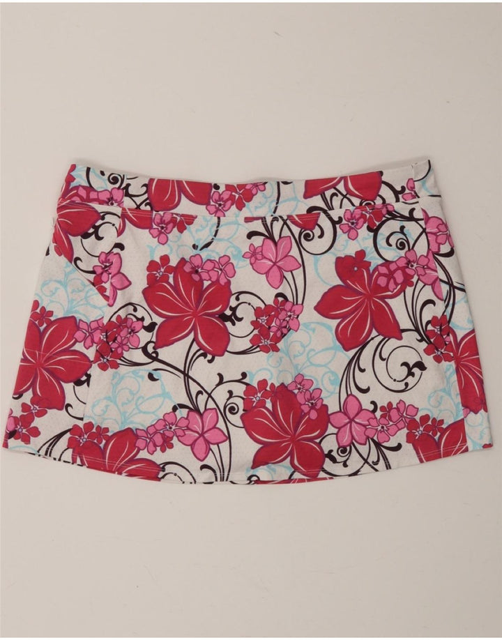L.L.BEAN Womens Mini Skirt Large W36 Multicoloured Floral Vintage L.L.Bean and Second-Hand L.L.Bean from Messina Hembry 