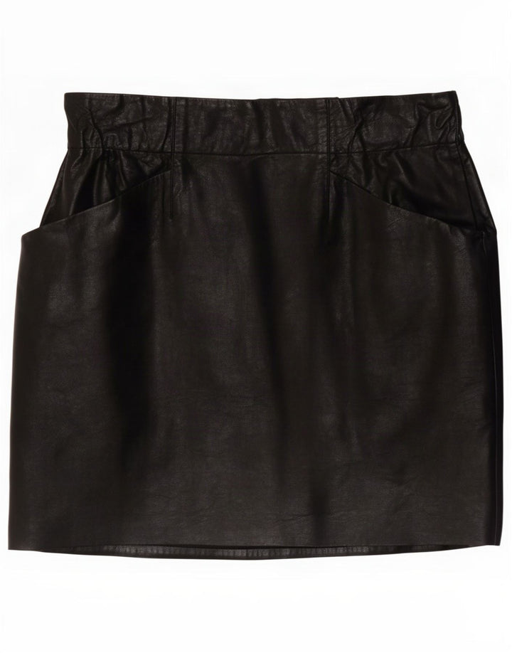 Zara Γυναικεία Μίνι Φούστα από Faux Leather Μικρή W26 Μαύρη Πολυουρεθάνη