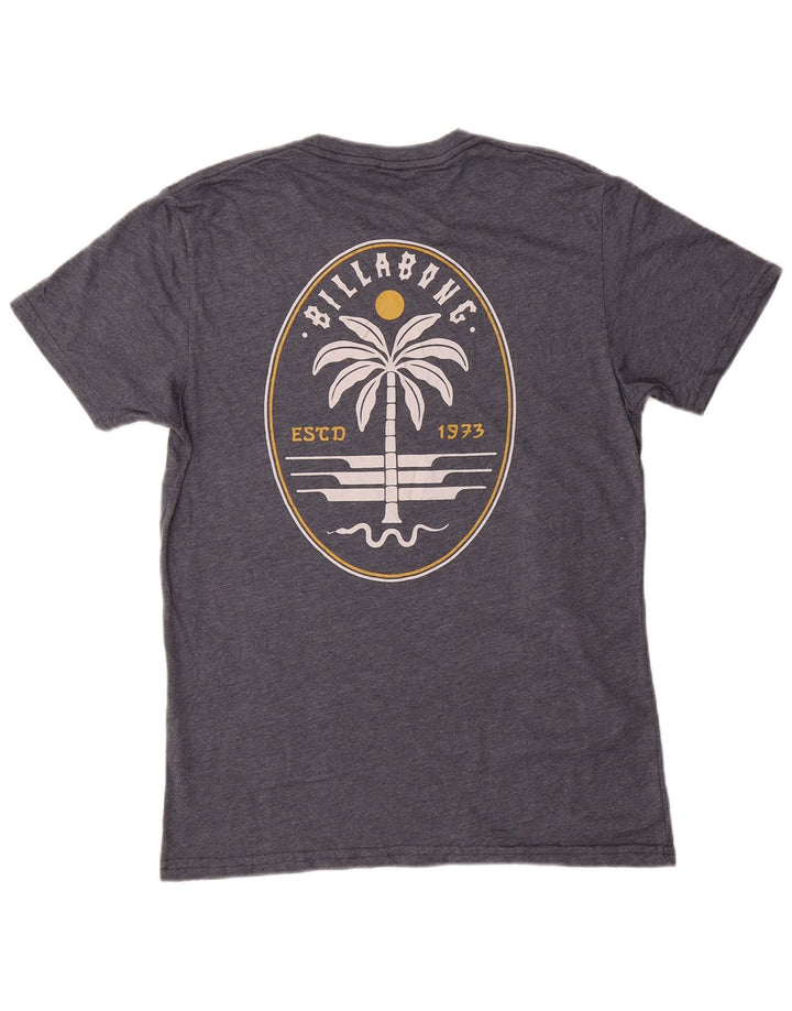 Ανδρικό γραφικό T-Shirt Billabong Top από μεσαίο μπλε ναυτικό βαμβακερό