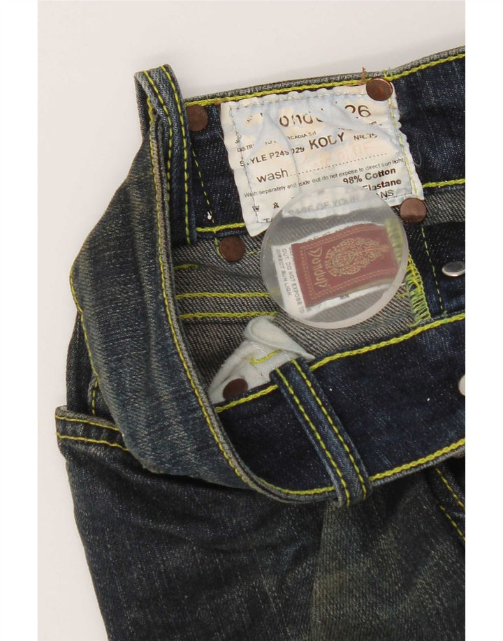 Dondup Γυναικείο Slim Jeans W30 L30 Navy Blue Cotton