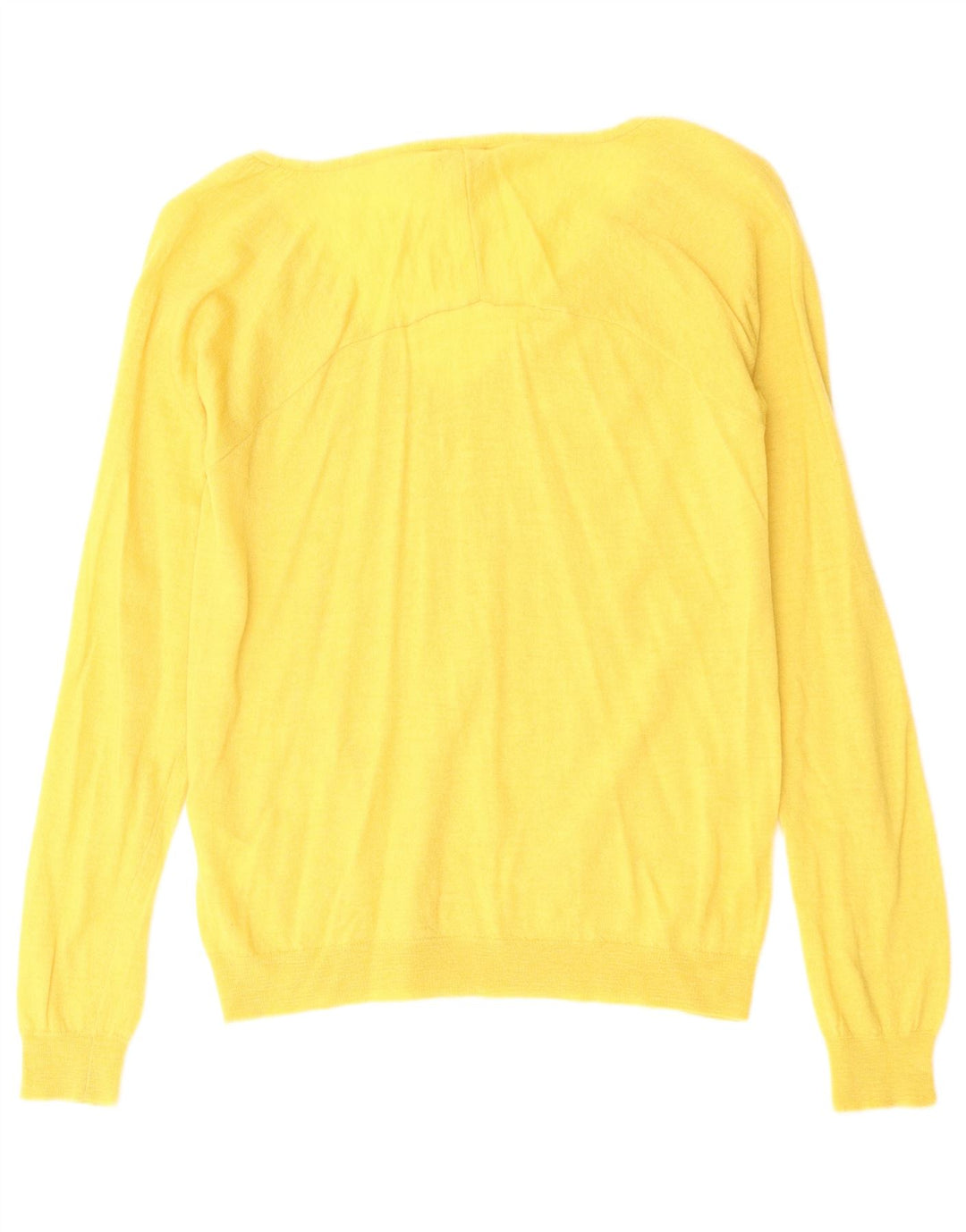 Hobbs Γυναικείο πουλόβερ με λαιμόκοψη με V λαιμόκοψη UK 12 μεσαίο κίτρινο μαλλί